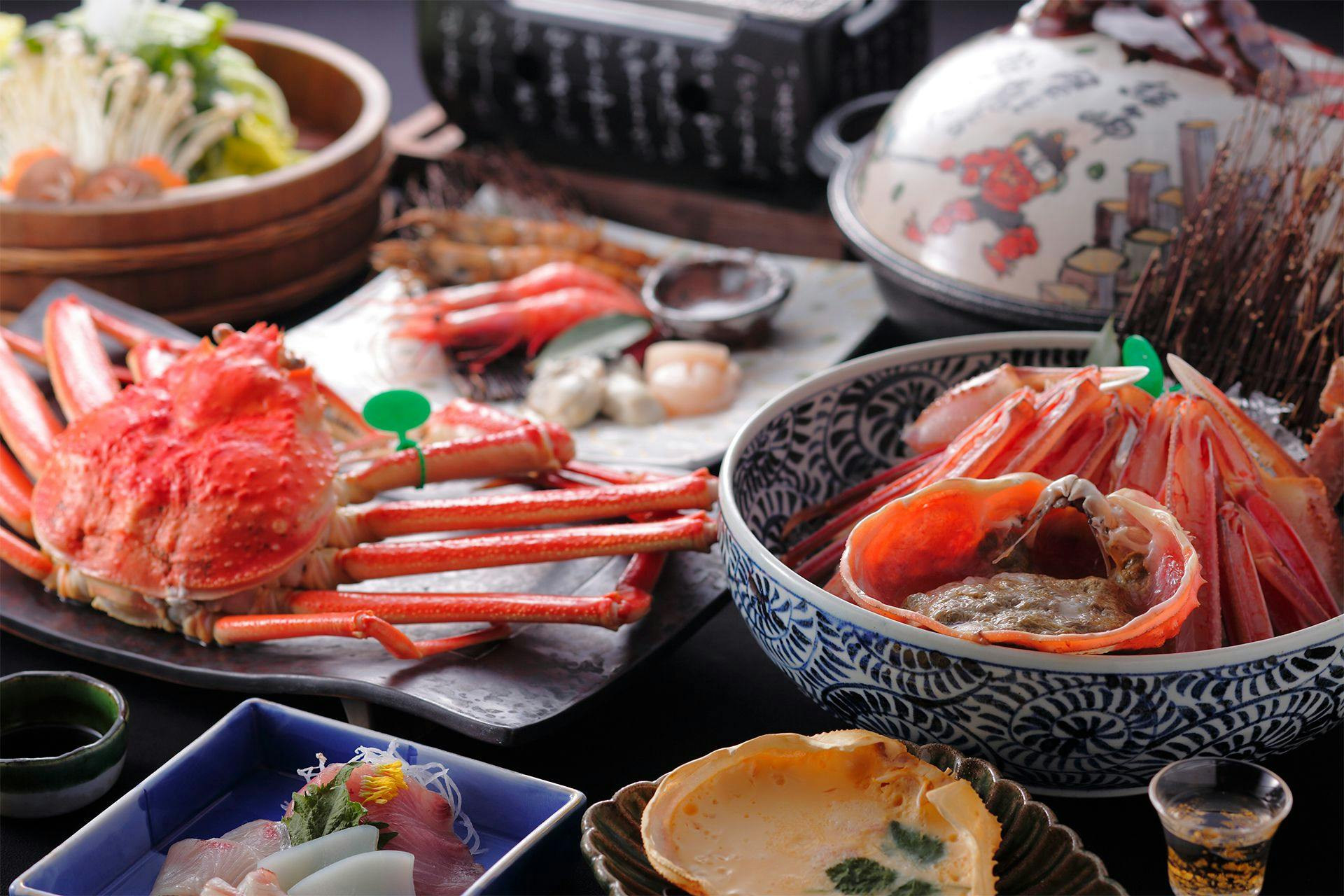 １日８組限定　～間人蟹と地魚料理～　大人の絶景隠れ宿　寿海亭