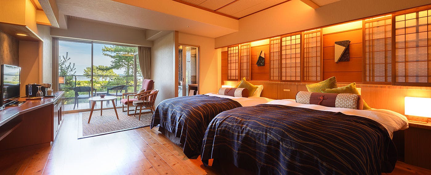 露天風呂付和風ツイン