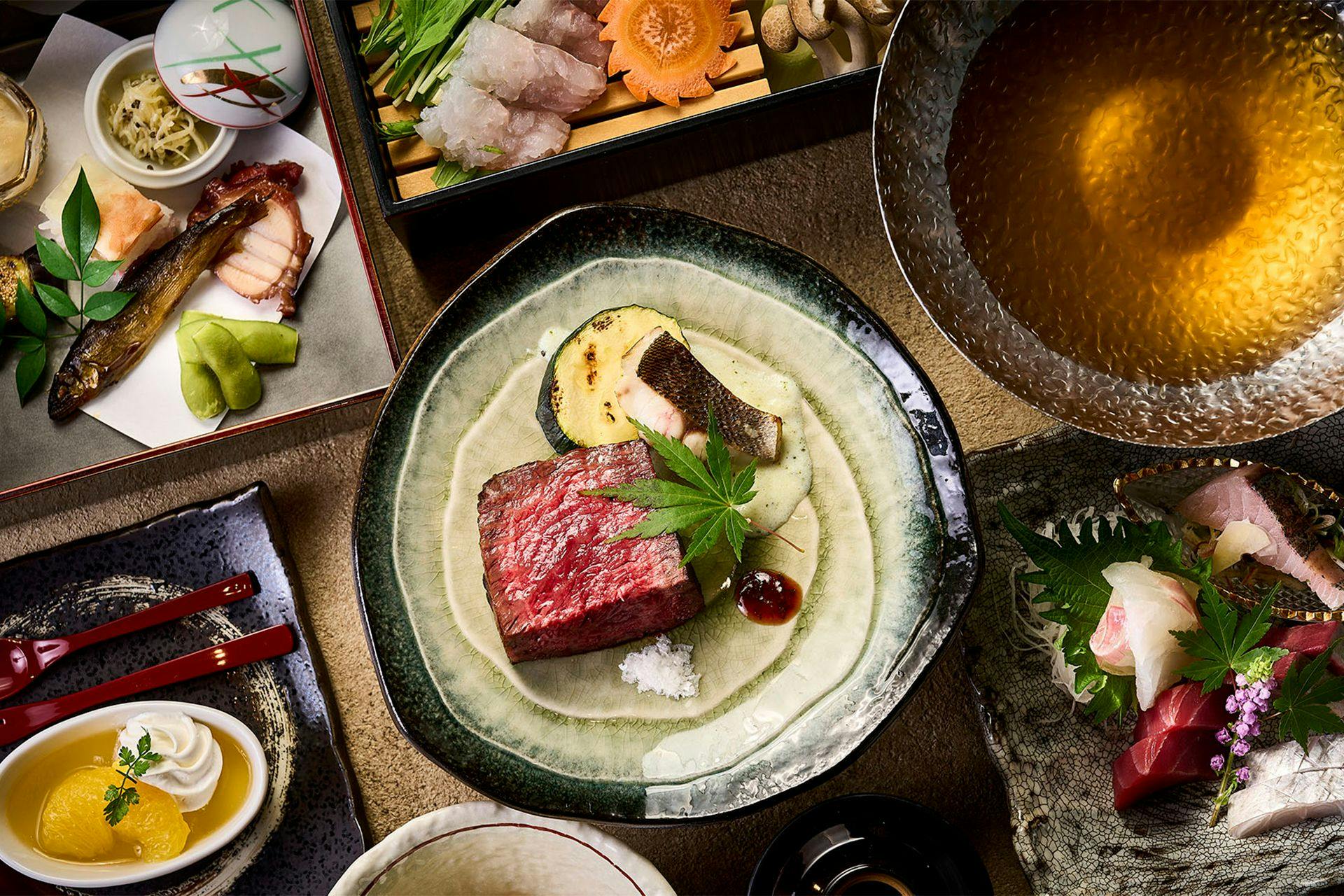 ■スタンダードコース■メイン料理は【熊野牛】を＜薪焼き＞してご提供