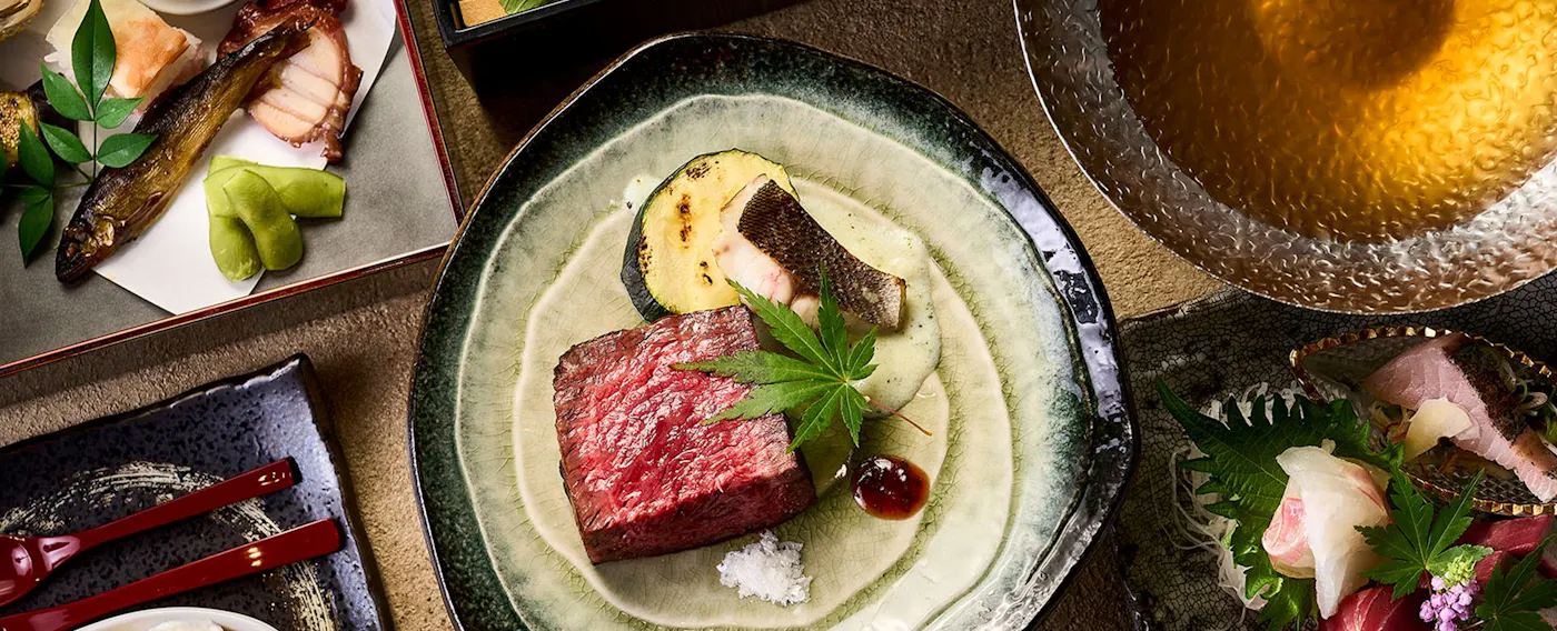 ■スタンダードコース■メイン料理は【熊野牛】を<薪焼き>してご提供