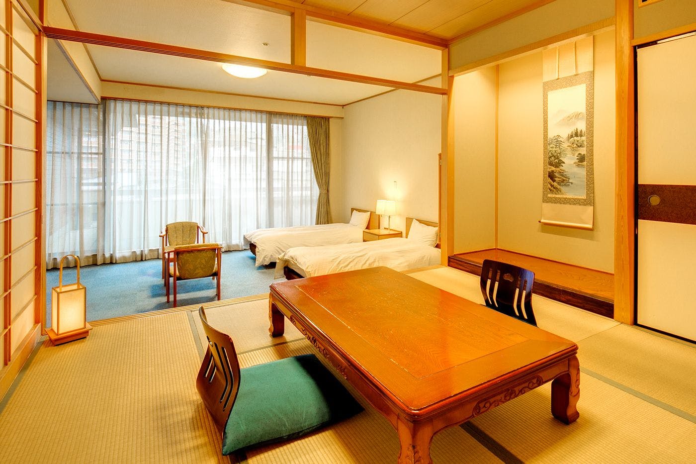 ห้องพักสไตล์ญี่ปุ่นและตะวันตก