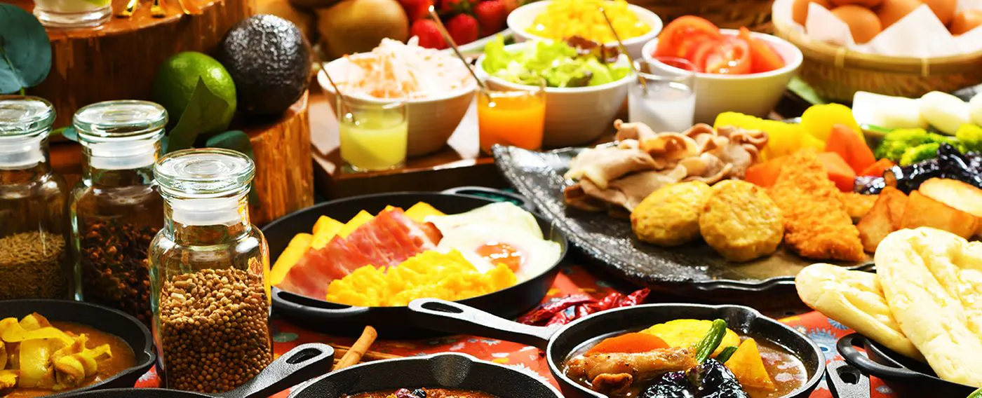 บุฟเฟ่ต์ที่ใส่ใจวัตถุดิบในท้องถิ่น