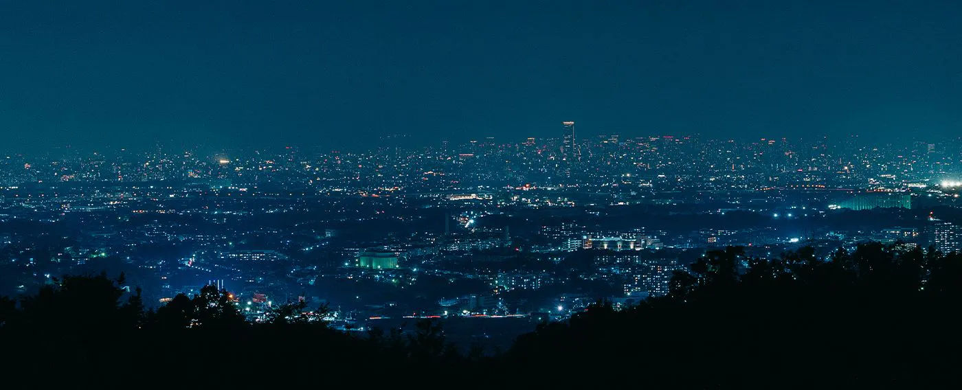 從住宿看到的夜景