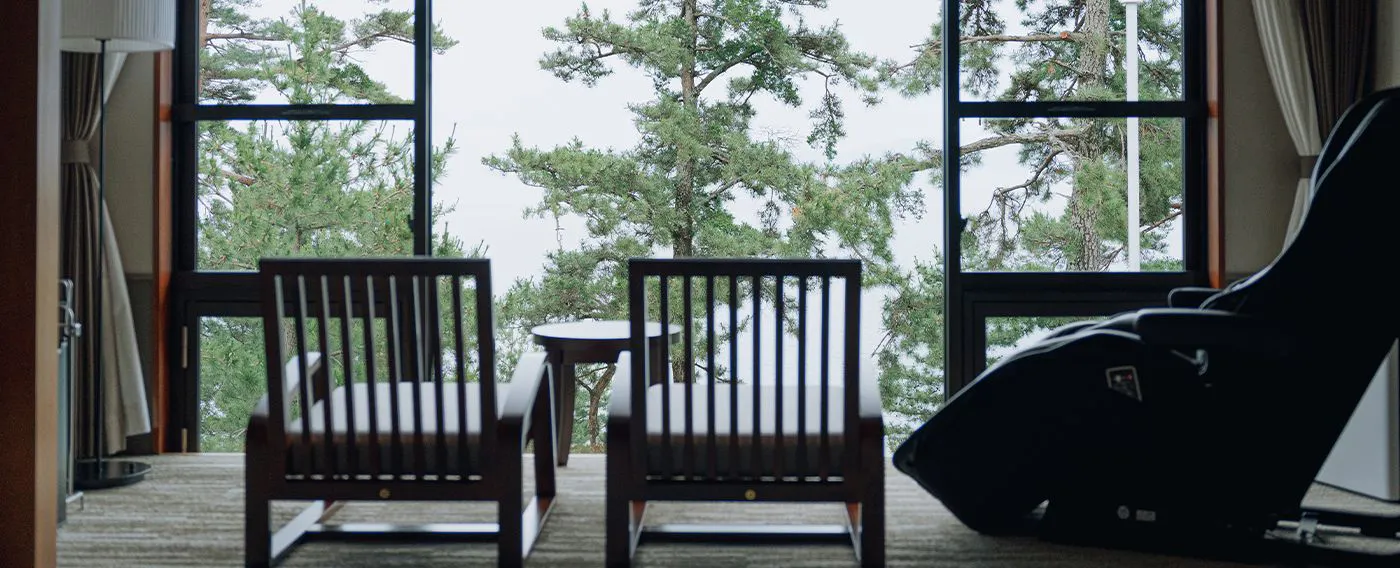 Phòng nghỉ tại tòa nhà chính