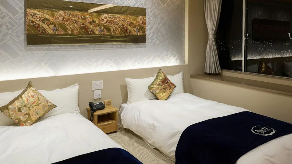 Hotel Seiryu Japanese Spa inn with spectacular view in Osaka