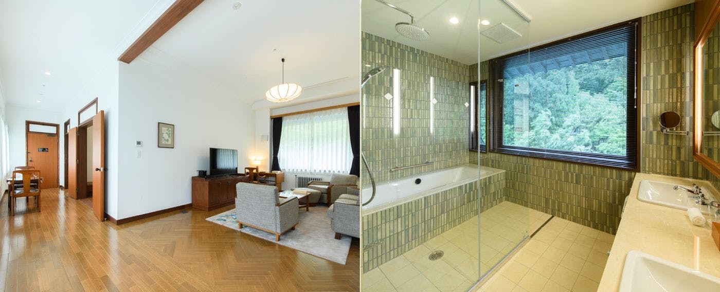 ห้องสวีท "Hana Goten Penthouse Suite" พร้อมห้องนอน 2 ห้อง