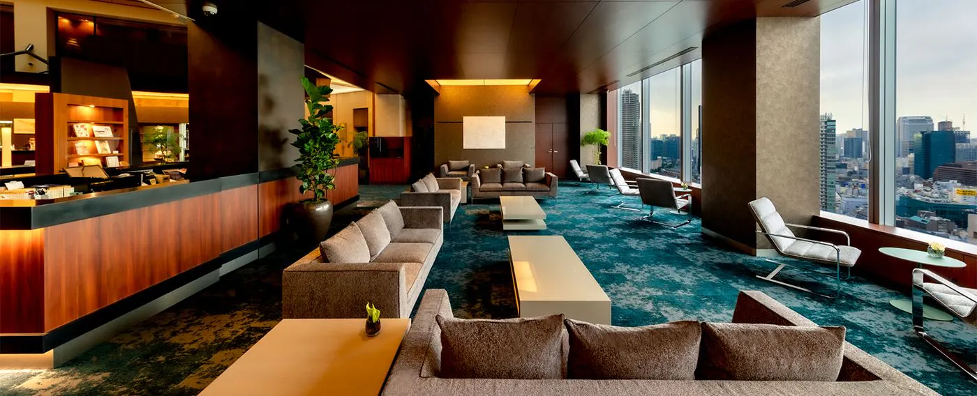 宿泊者専用ラウンジ