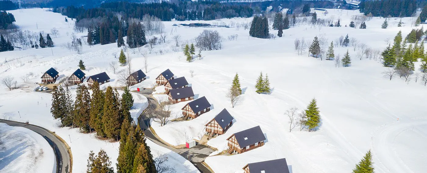 真っ白な雪が美しいスノーシーズン