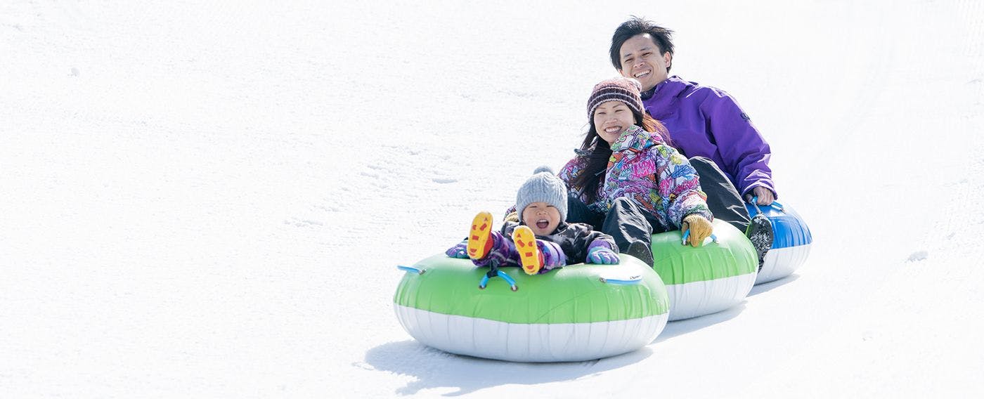 Snow tubing down the snowy mountain (Paid / No Reservation Required)