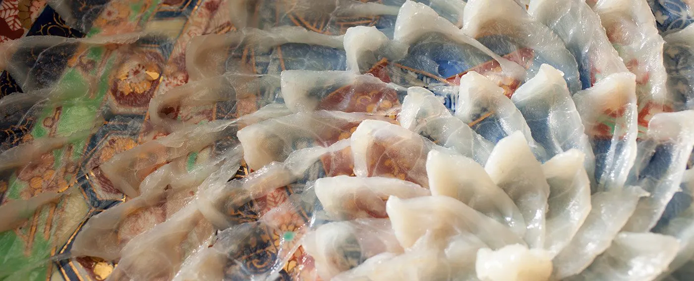 御造り(ふぐ刺し)