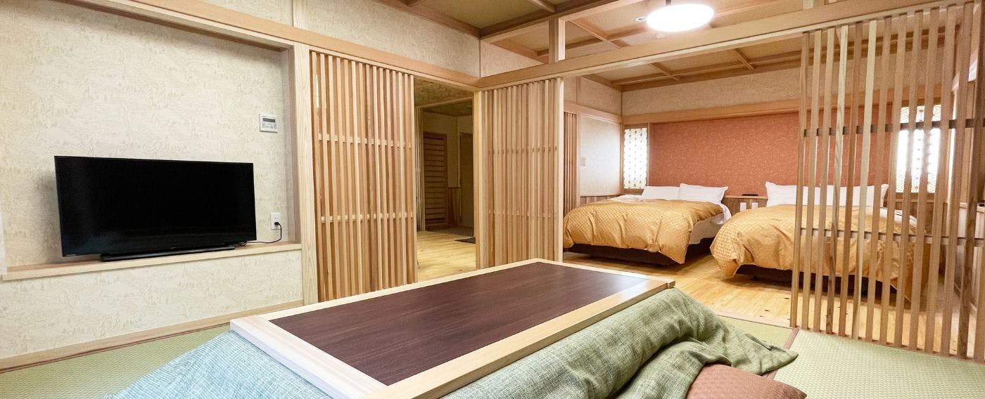 Example of a guest room with an open-air bath