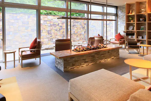 เลานจ์หลังแช่ออนเซ็น