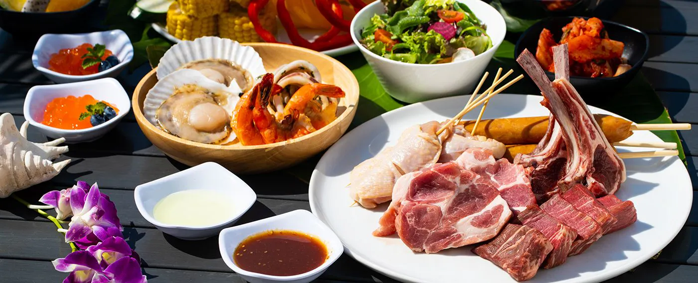 泳池畔烧烤【夏季限定】
