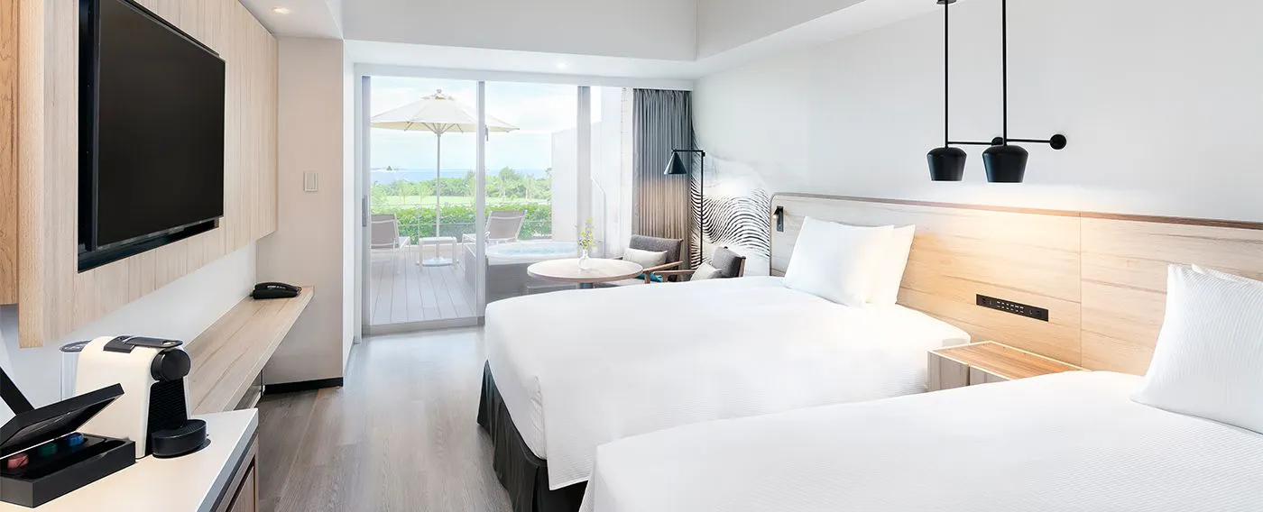 트윈 이그제큐티브 룸 (테라스 및 야외 욕조 포함)