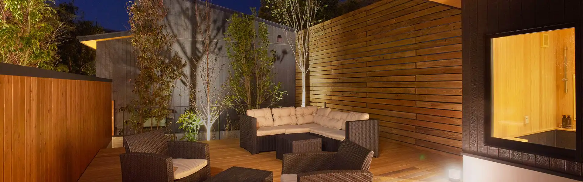 客室専用テラス