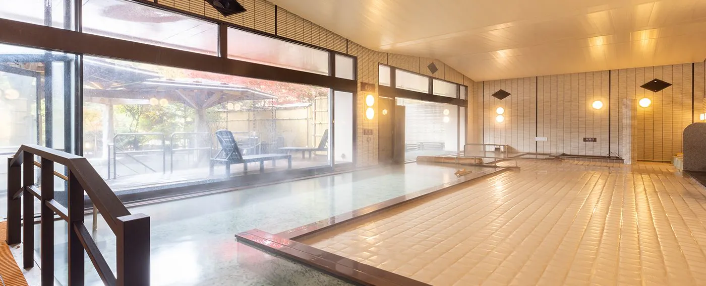 โรงแรมโคโยคัง "น้ำพุร้อนโมมิจิโนะยุ" ภาพลักษณ์น้ำพุร้อน