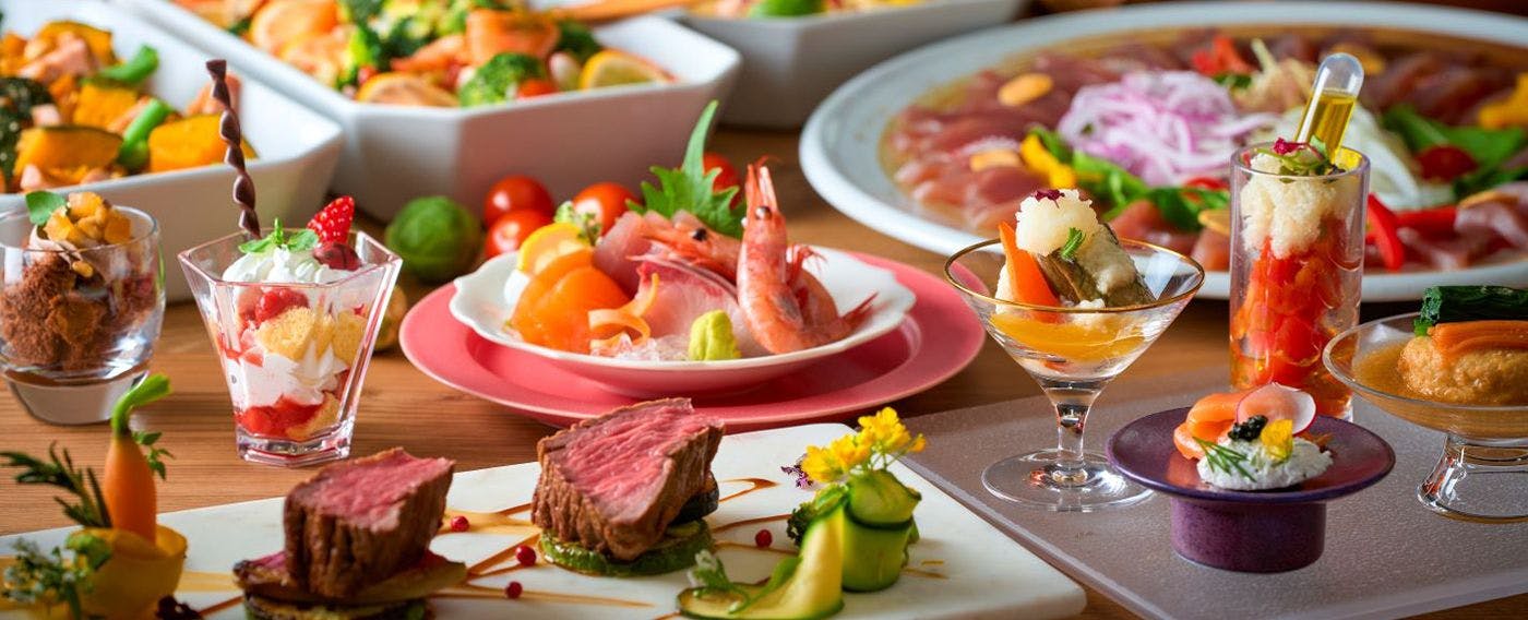 บุฟเฟ่ต์สุดหรูพร้อมอาหารทะเลสดใหม่