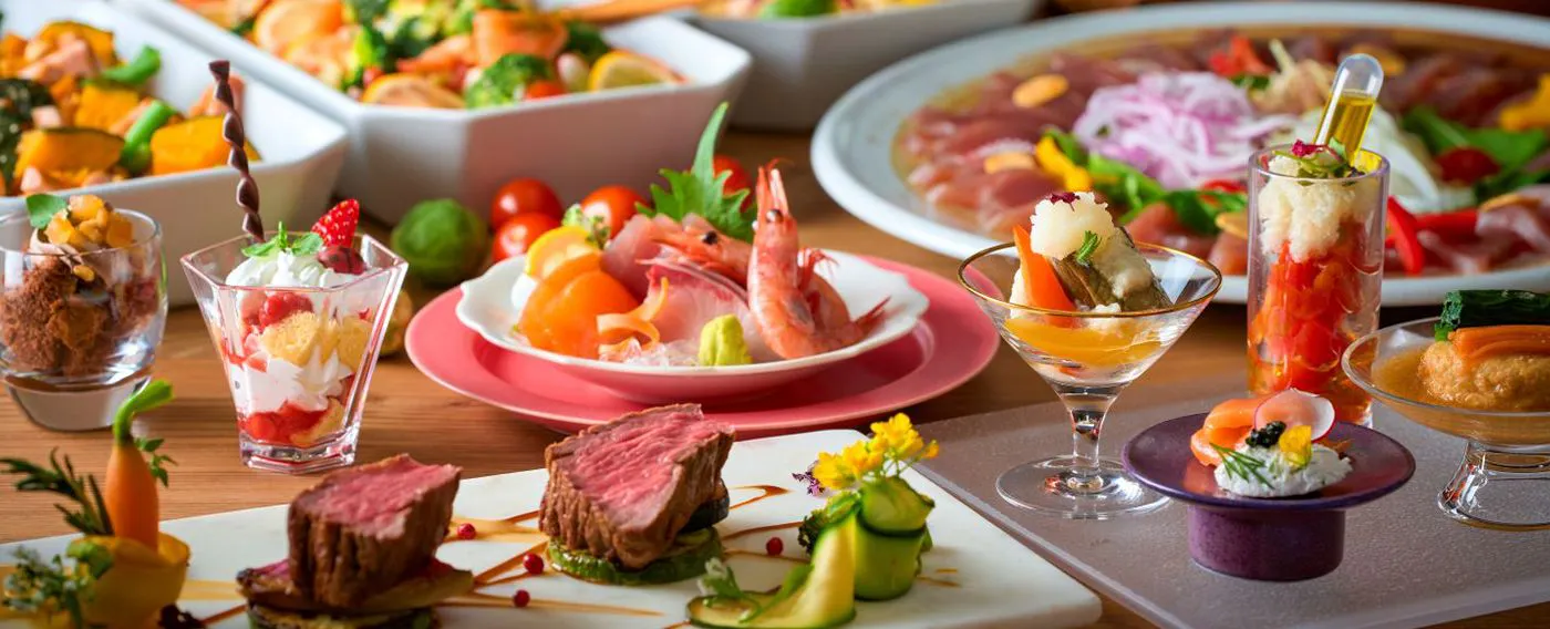 บุฟเฟ่ต์สุดหรูพร้อมอาหารทะเลสดใหม่