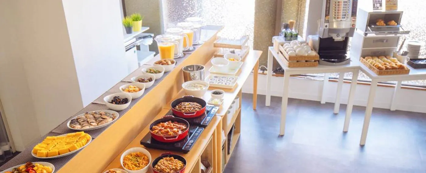 ภาพบุฟเฟ่ต์อาหารเช้า