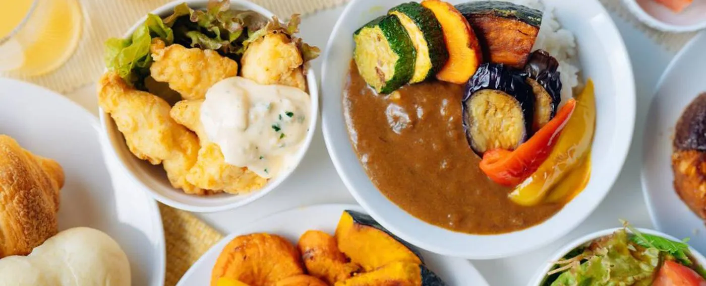 ภาพบุฟเฟ่ต์อาหารเช้า