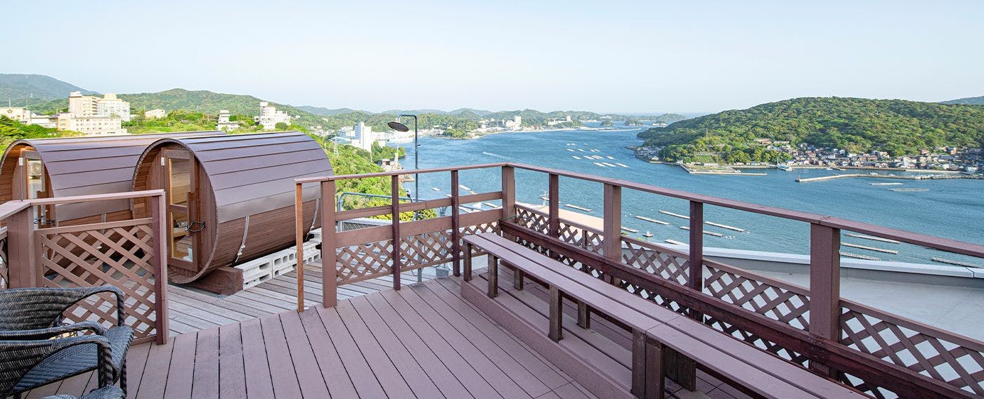 从空中甲板眺望