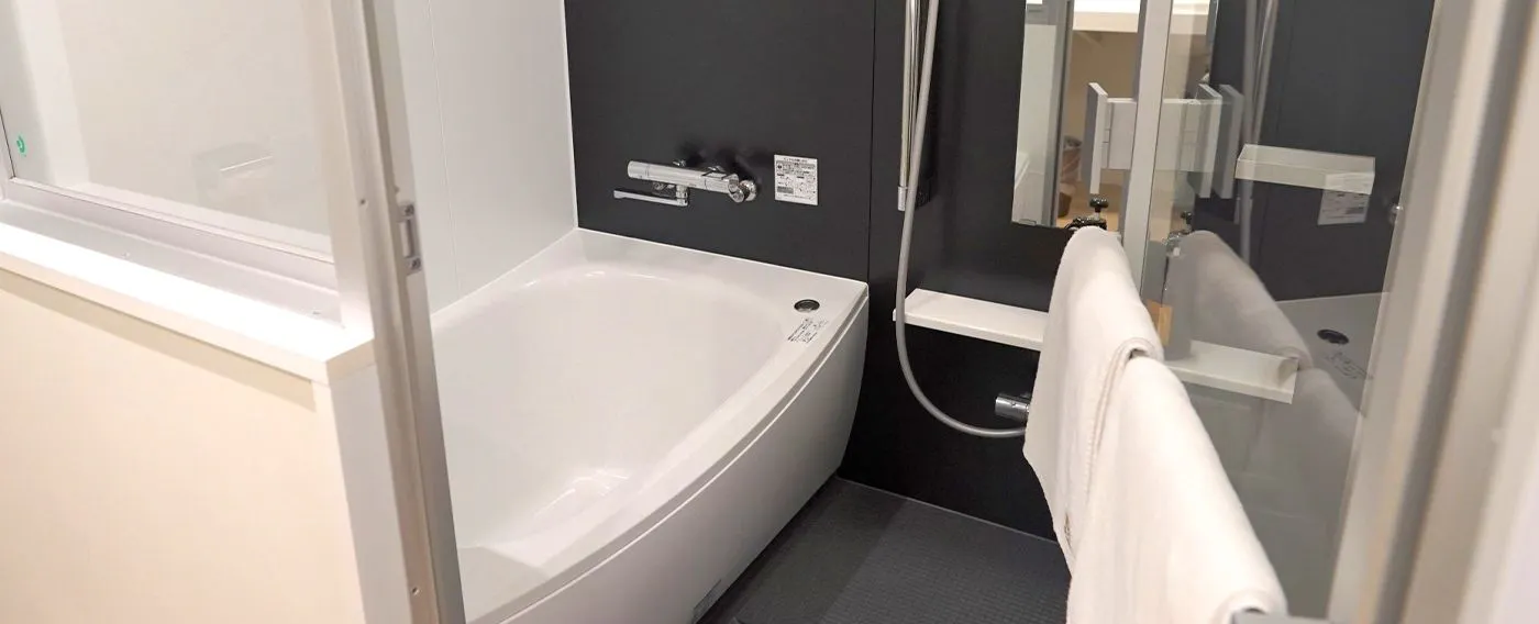 浴室是方便使用的分離式設計。