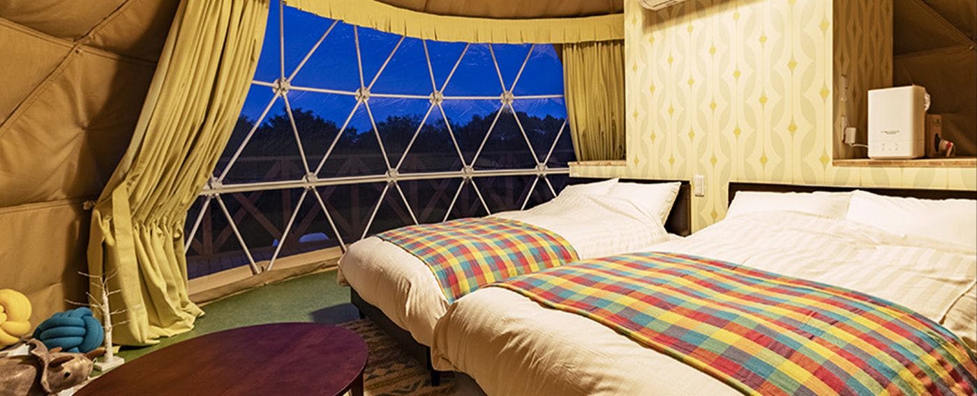 대형 글램핑 돔 텐트