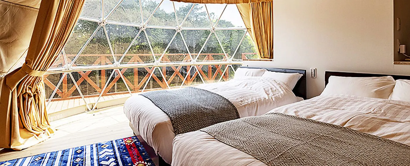 대형 글램핑 돔 텐트