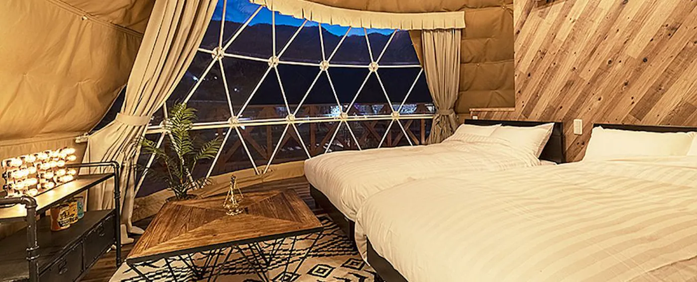 대형 글램핑 돔 텐트