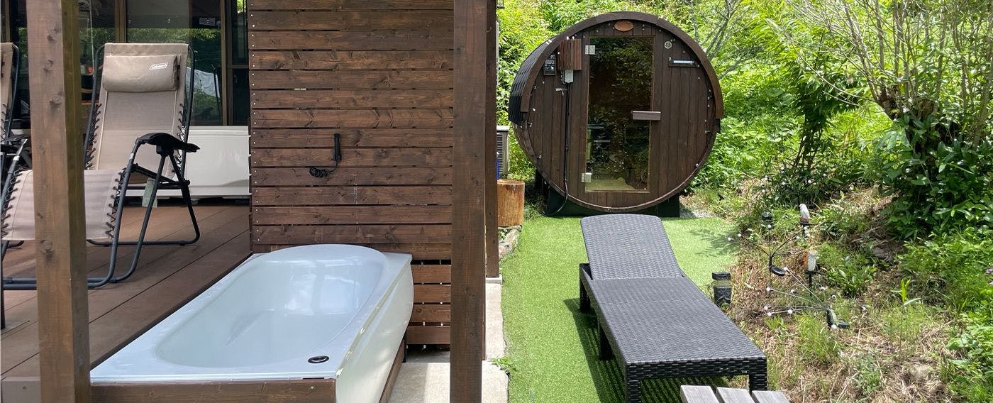 북유럽 핀란드식 배럴 사우나