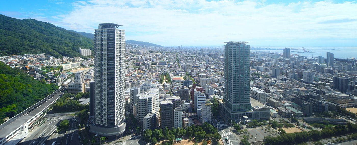 클럽 플로어에서의 전망