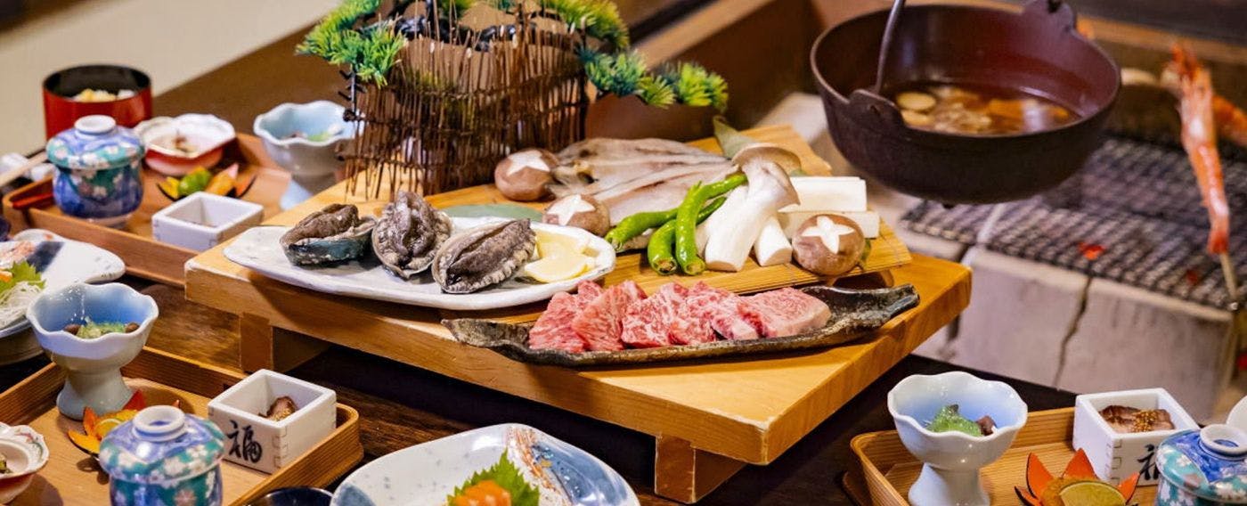 ตัวอย่างอาหารโรบาตะยากิ