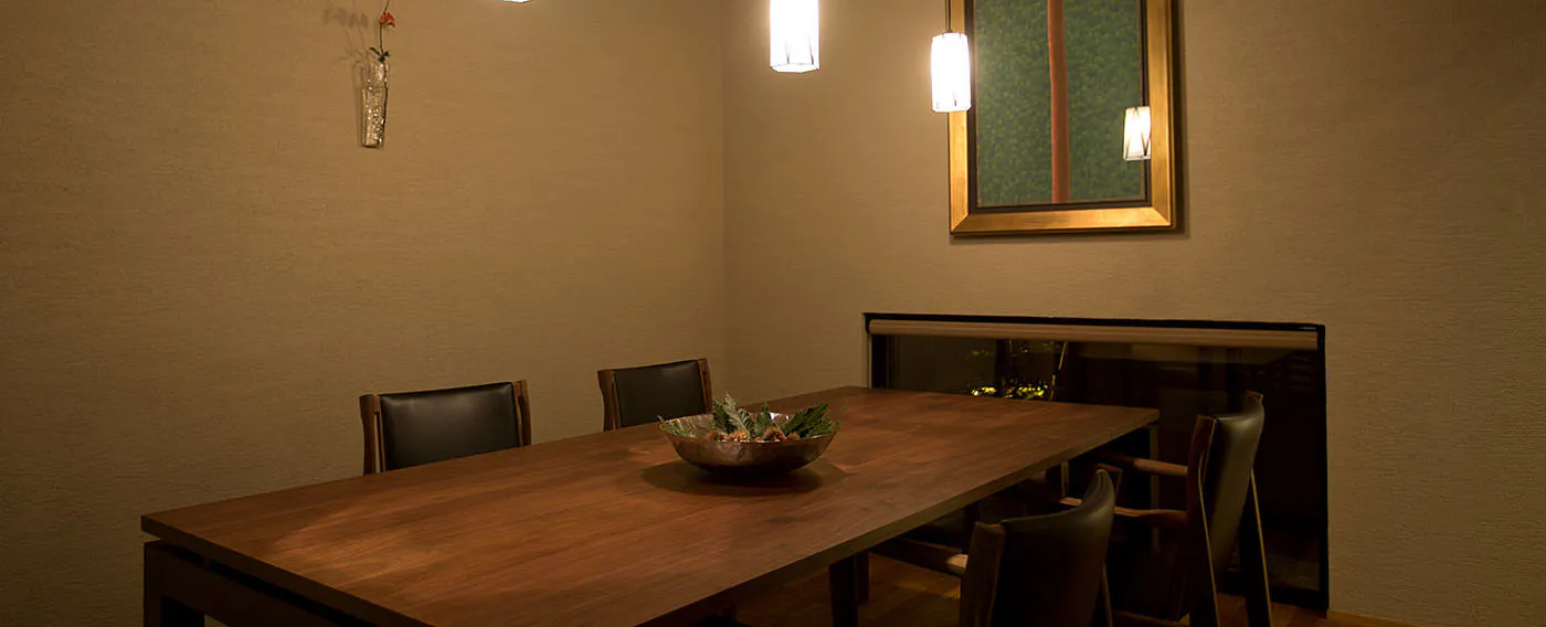 ロイヤルスイート「芍薬」専用ダイニング