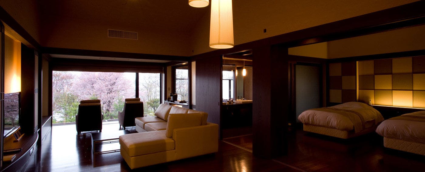 露天風呂付特別室／春