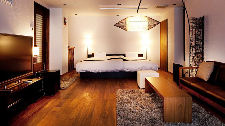 Aizu Higashiyama Onsen Suite Room with Private Open-Air Bath Hanare Matsushima Kaku