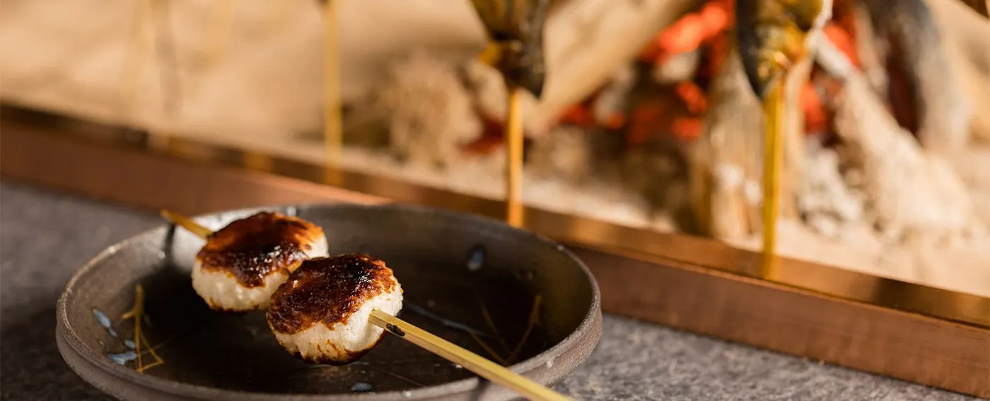 Pengalaman membuat gohei mochi dan irori.