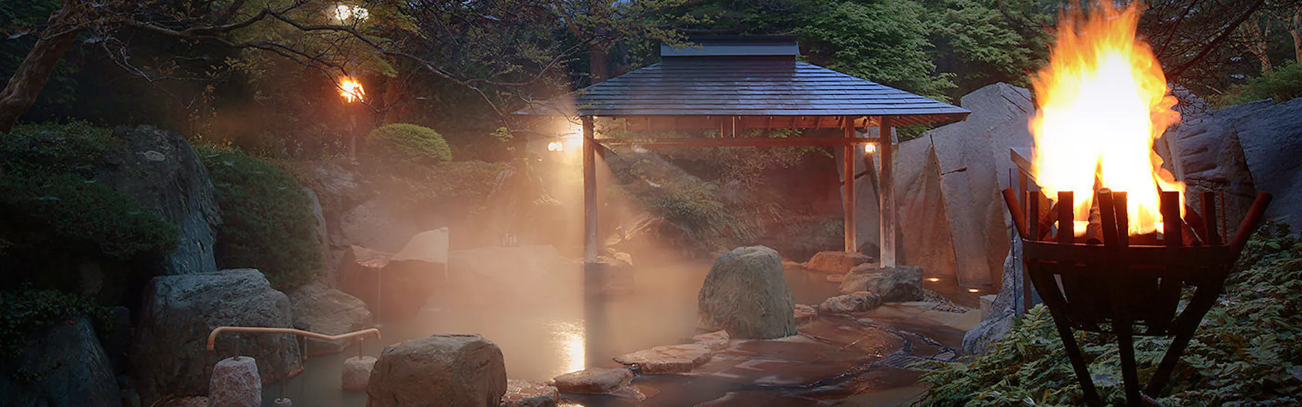 仙台 秋保温泉 篝火の湯 緑水亭