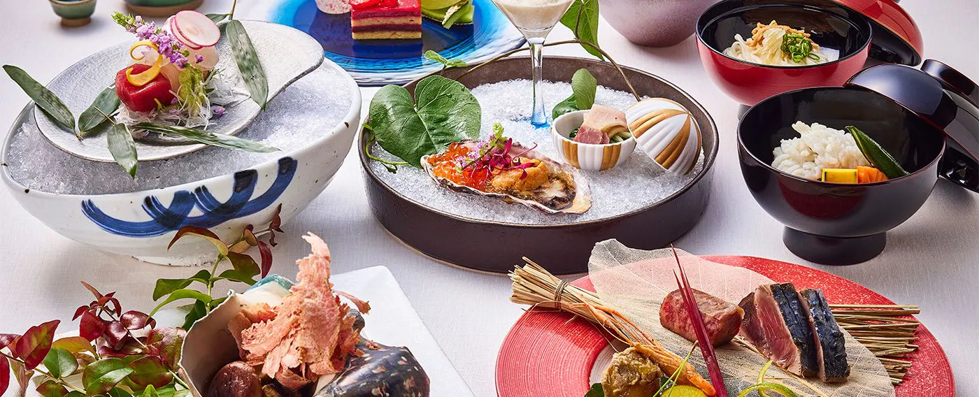 【디너】제철 재료를 활용한 일본 요리를 참신한 퓨전 스타일로 제공합니다.