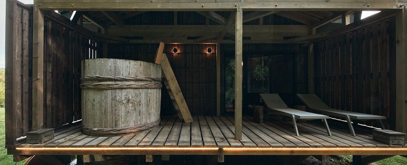 味噌樽の露天風呂