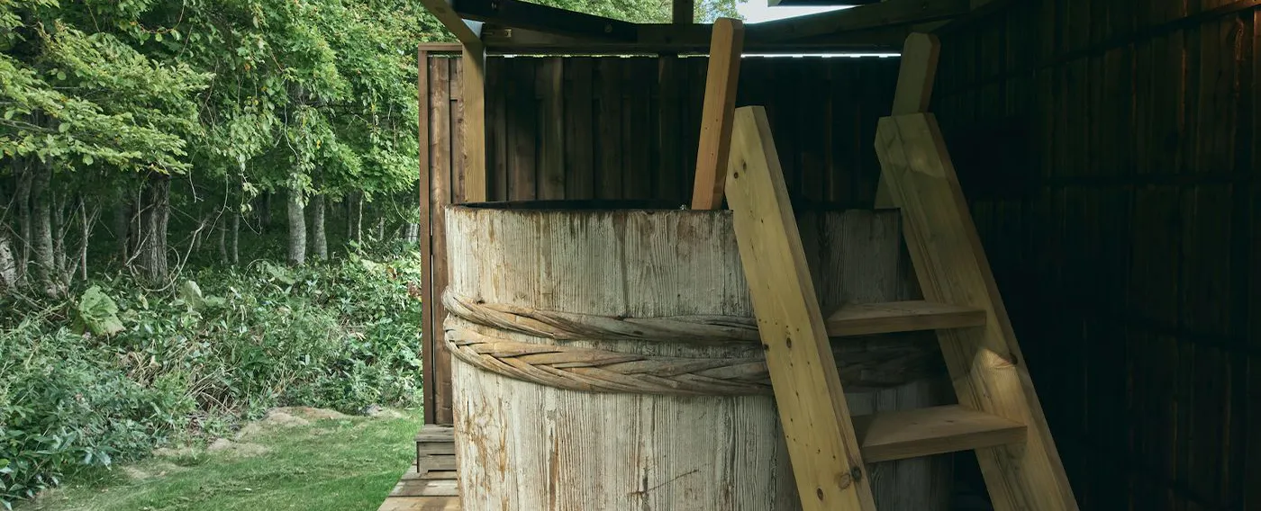 味噌樽の露天風呂