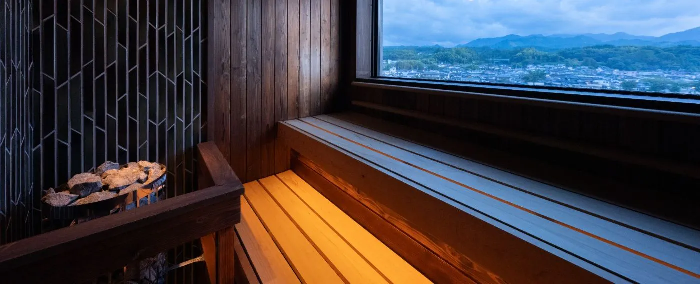 Sauna di kamar tamu