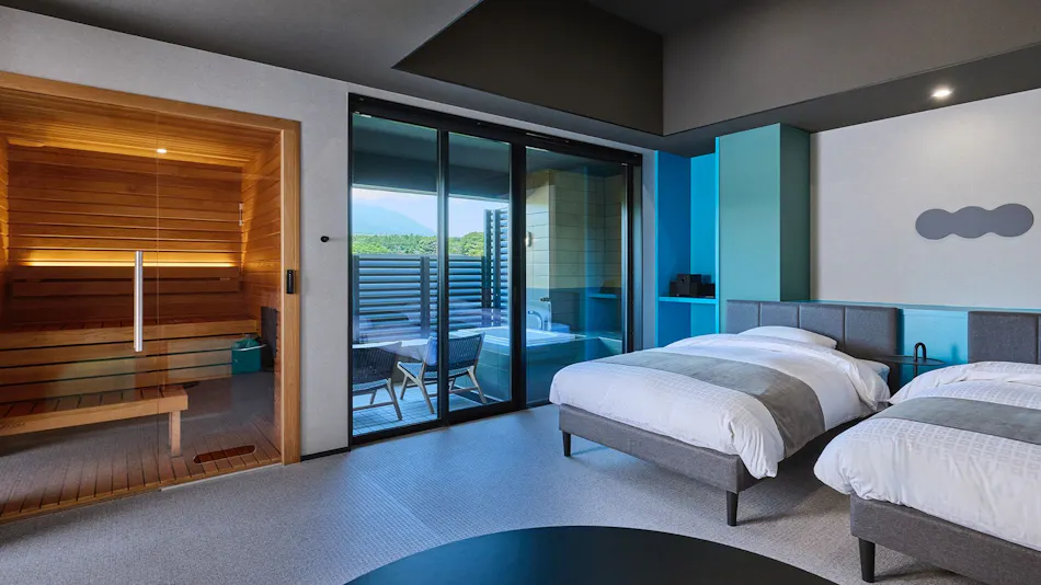 Shizuku: Private Room Inn with Sauna and Views of Mount Fuji