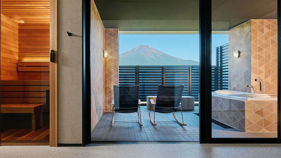 Shizuku: Private Room Inn with Sauna and Views of Mount Fuji