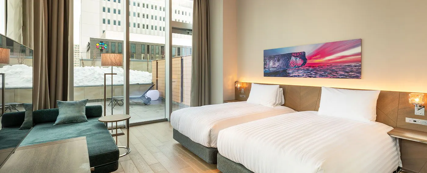 Junior Suite Corner dengan Teras