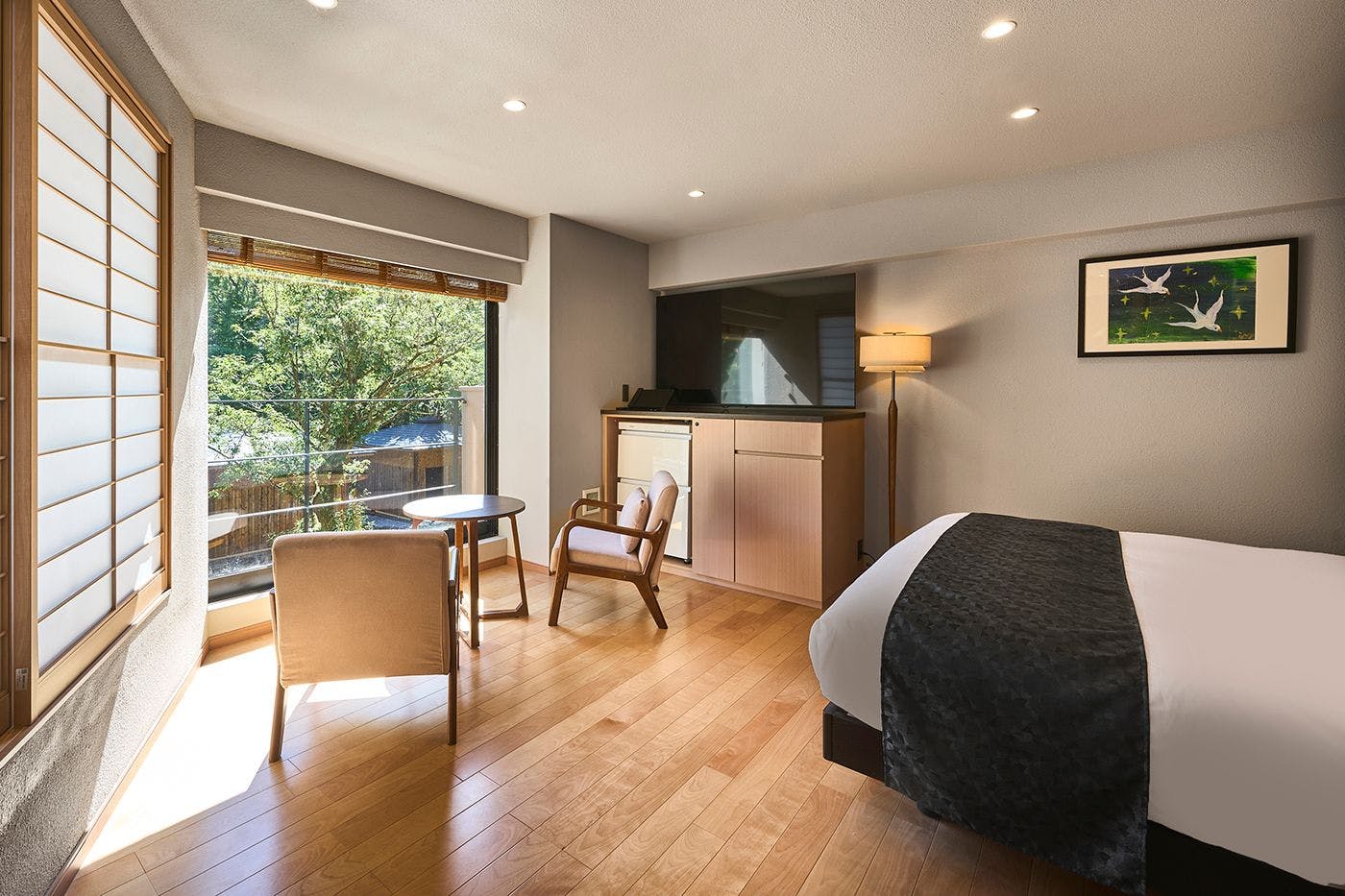 客室でのリラックス