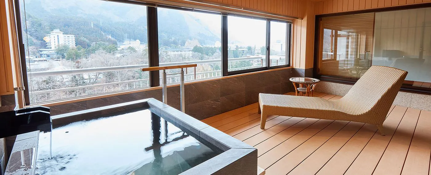 Bilik dengan Onsen Terbuka - Kawashibuki
