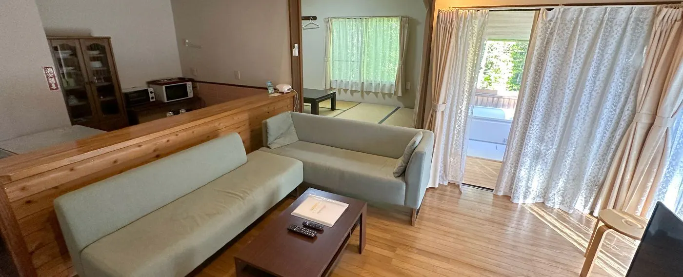 คอทเทจแบบบ้านเดี่ยว 2LDK พร้อมอ่างอาบน้ำกลางแจ้งใหม่