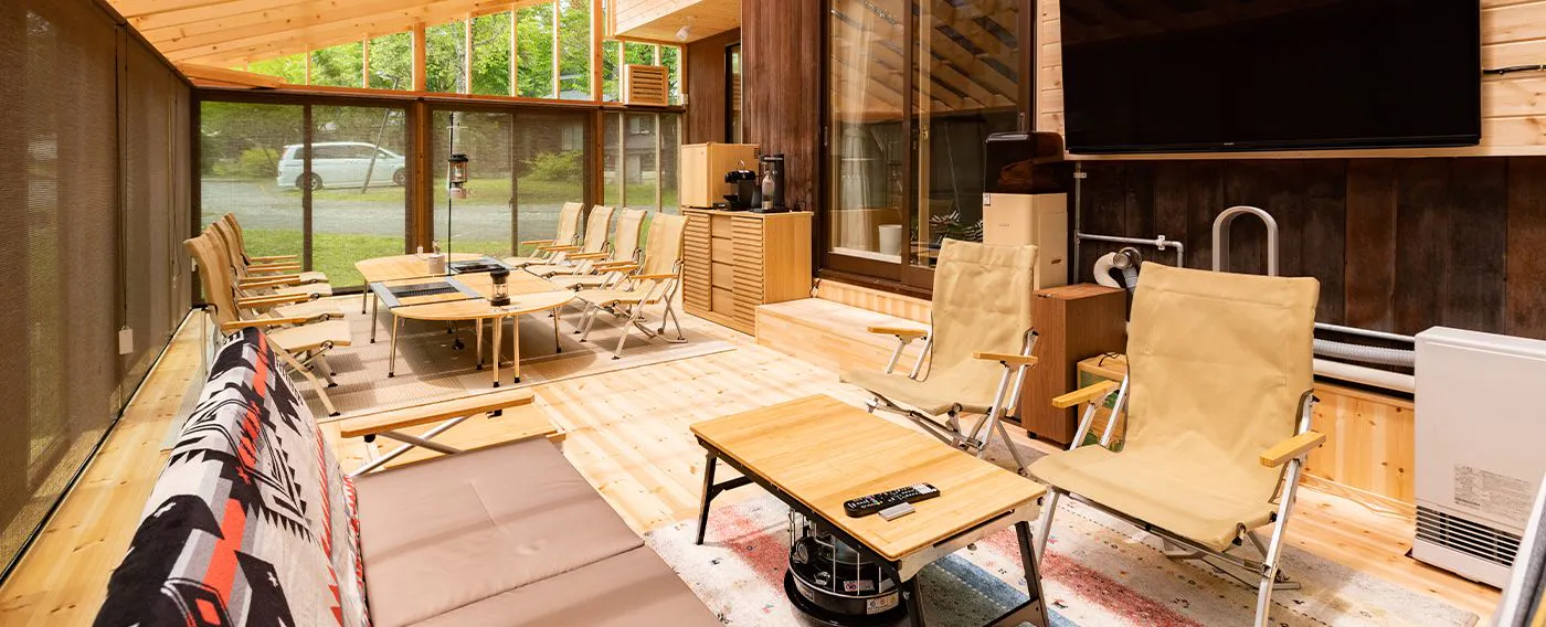 คอทเทจแบบบ้านเดี่ยว 3LDK พร้อมลานระเบียง - ภายใน