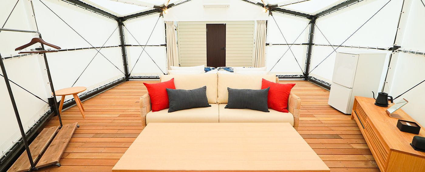 ภายในเต็นท์การเดินทาง