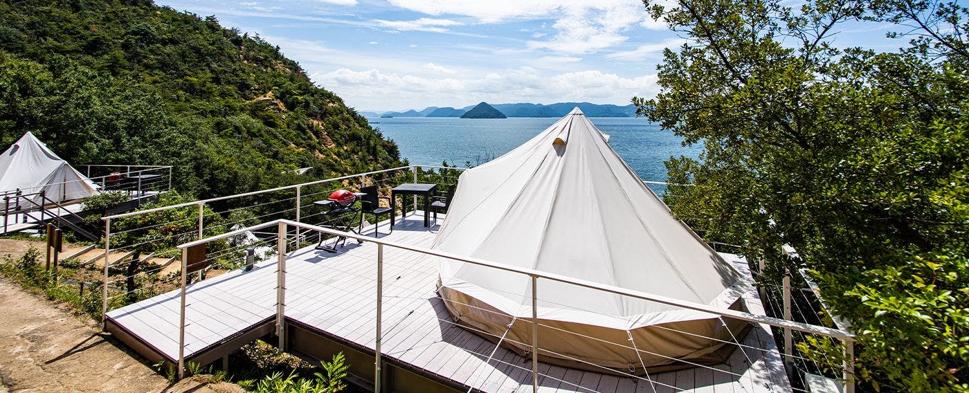 Contoh Tampilan Luar Tenda